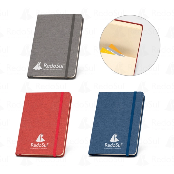 RD 53630-Caderno Personalizado 21 x 14 cm em rPET RD 53630-Caderno Personalizado 21 x 14 cm em rPET